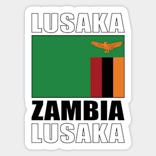 Flag of Zambia Sticker